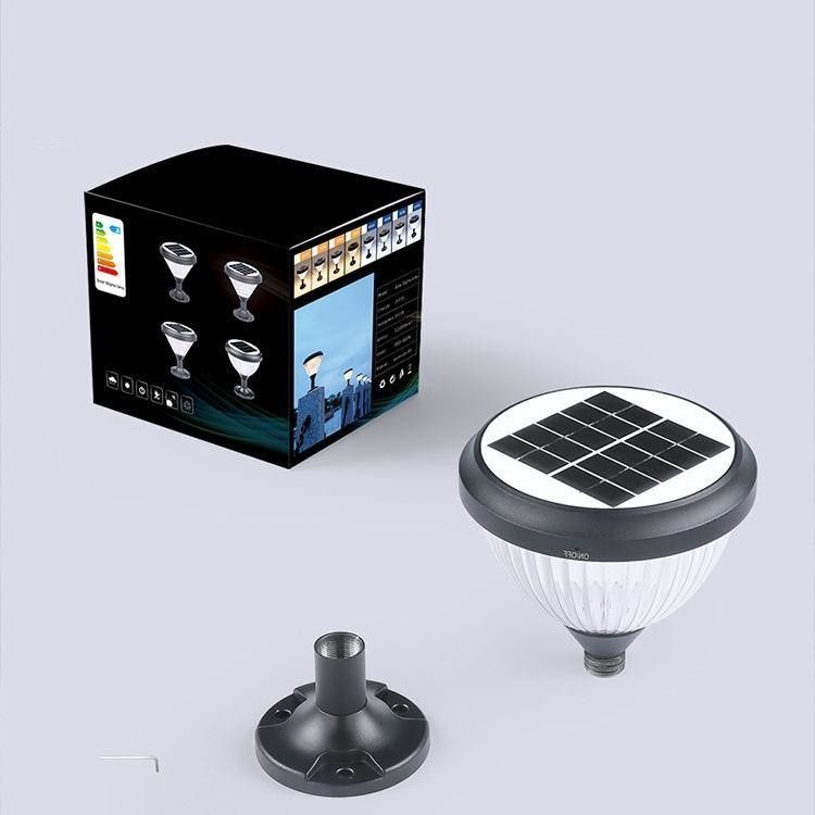 Zonne-energie kolom koplamp voor buiten patio pad landschap verlichting behoeften