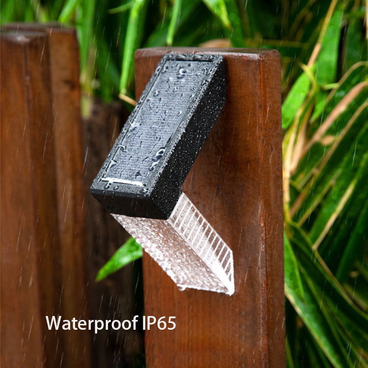 Buiten tuin gazon stap muur Sconce LED zonne-inrichting lampen met IP65 waterdicht