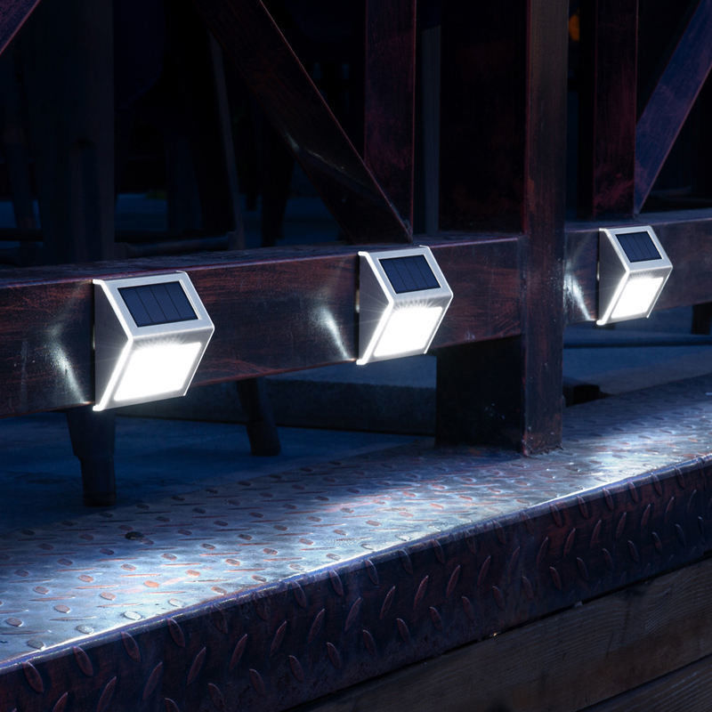 Waterdicht zonne-energie licht Power Stage LED zonne-stap hek lichten voor tuin tuin pad