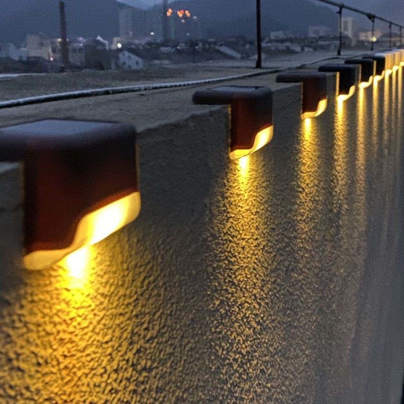 DC 6V Solar Led Outdoor Garden Light Trappen Deklamp voor Patio Yard Garden Decor