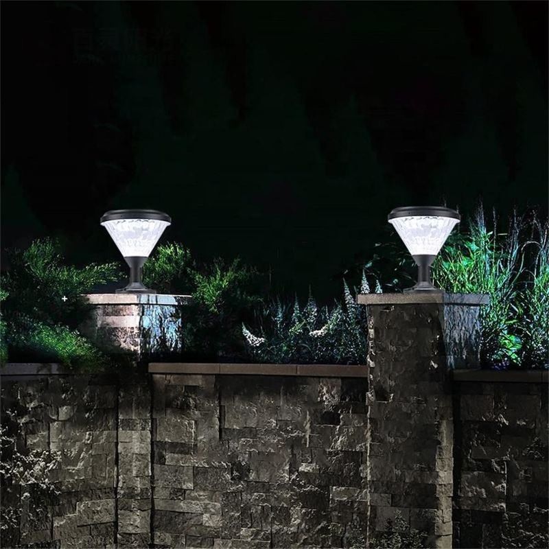 Europese stijl IP65 Waterdicht Lamp Tuin Zonne-Led Gazon Bollard Tuin Licht voor buiten