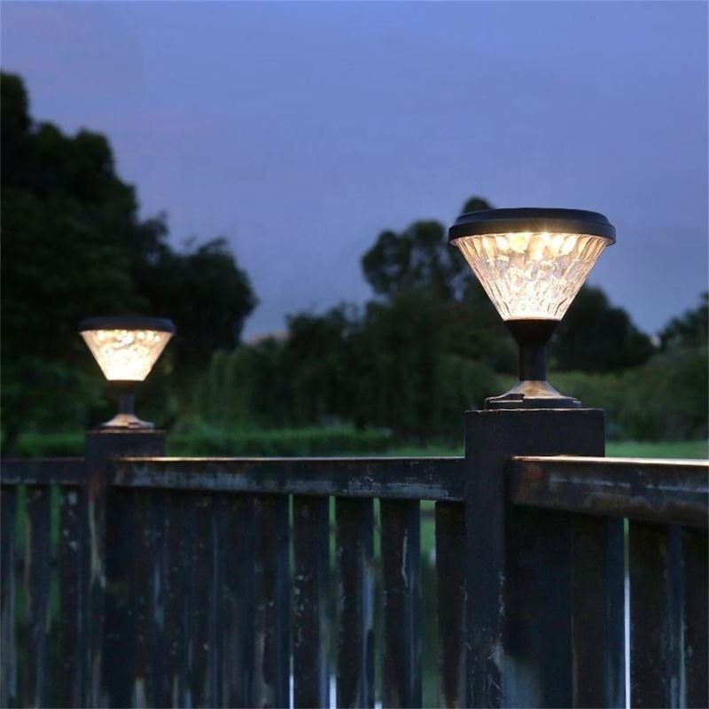 Europese stijl IP65 Waterdicht Lamp Tuin Zonne-Led Gazon Bollard Tuin Licht voor buiten