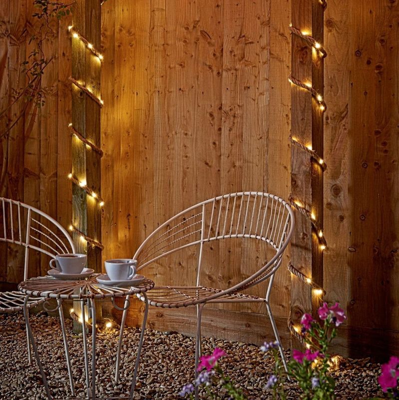 Solar Led Street Light Lamp Koper Draad Led Tuin String Light voor eenvoudige installatie
