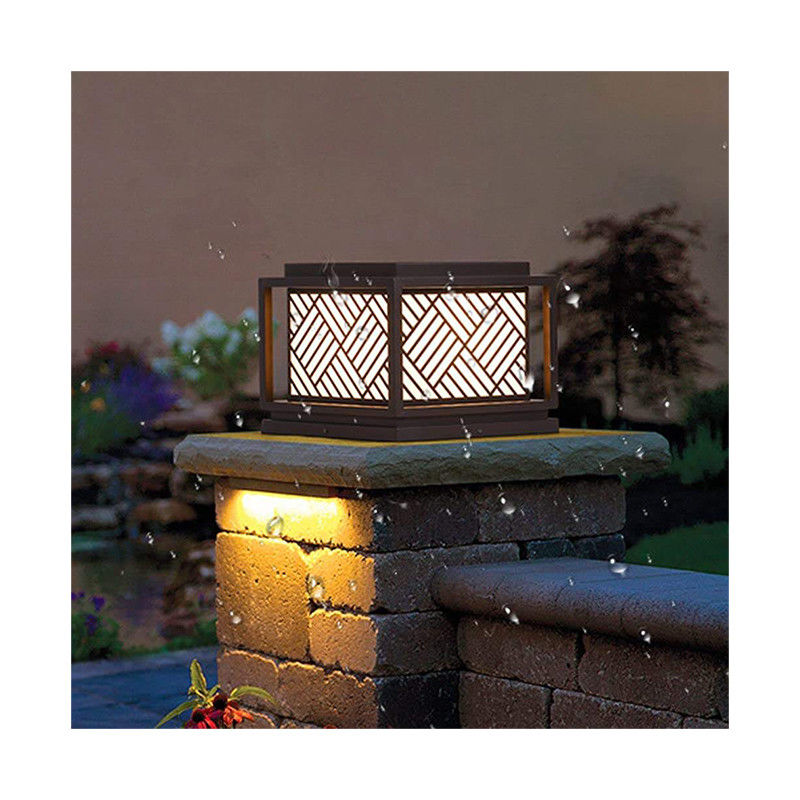 Solar Garden Light Eenvoud Acryl post licht voor moderne buitenverlichtingsoplossingen