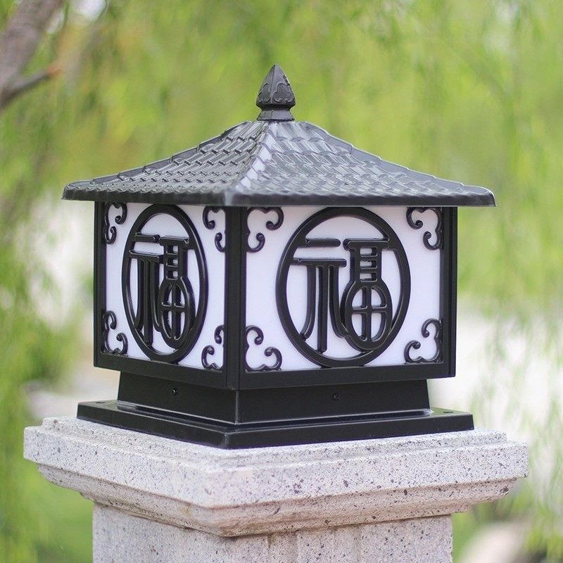 AC 165-265V Input Voltage Big Solar Post Light Fence voor buiten in de Verenigde Staten