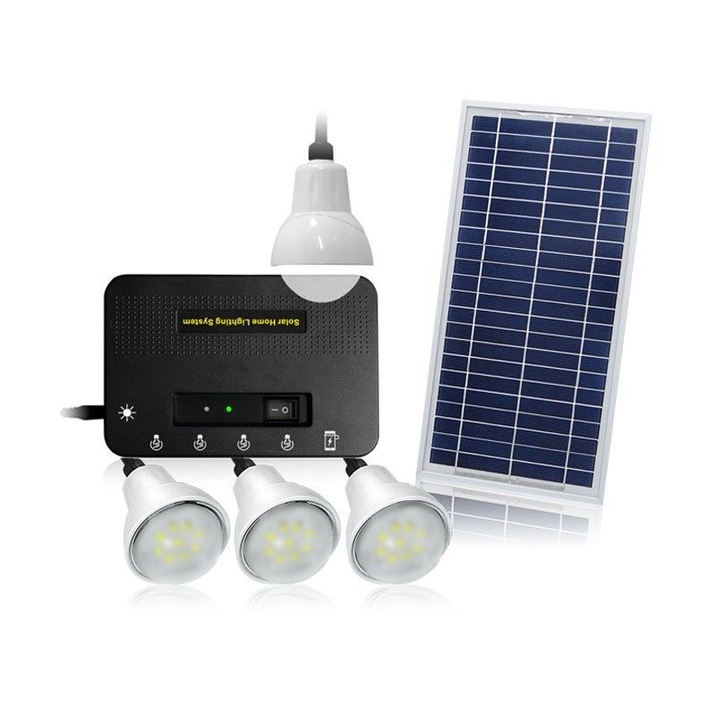 Zonnepaneel Grootte 350*460*17mm Zonne-Lichttests met 4 ledlampen voor netverlichting