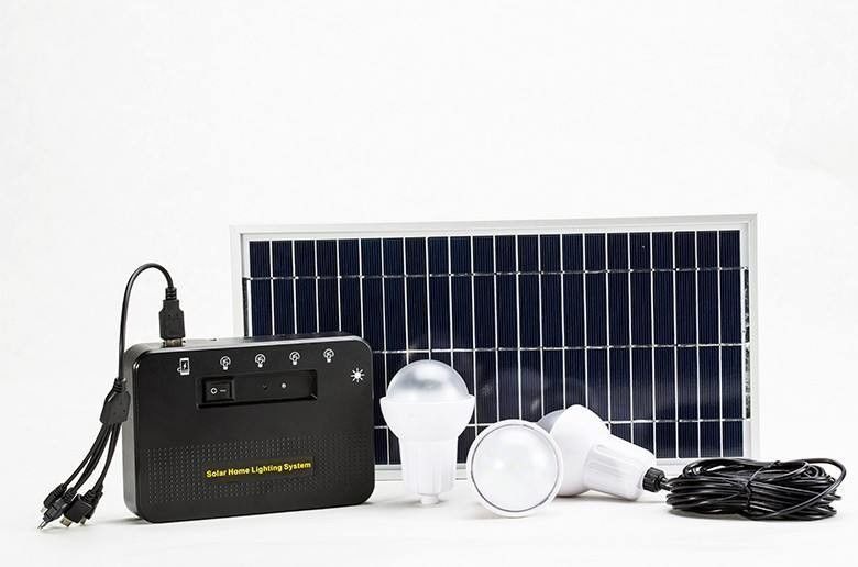 Zonnepaneel Grootte 350*460*17mm Zonne-Lichttests met 4 ledlampen voor netverlichting