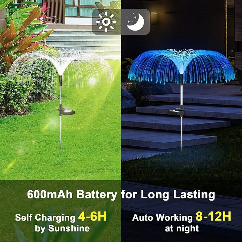 Atmosfeer Decoratieve lampen voor waterdicht villa gebied LED glasvezel kwallen