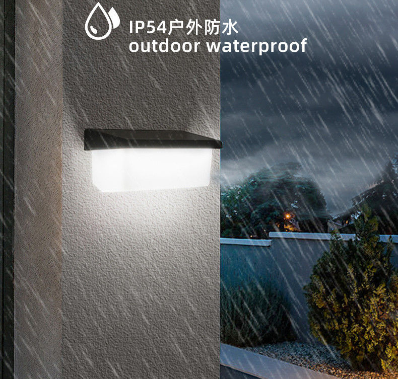 Villa Hotel Outdoor Garden Zonne-LED wandlicht met bewegingssensor en afstandsbediening