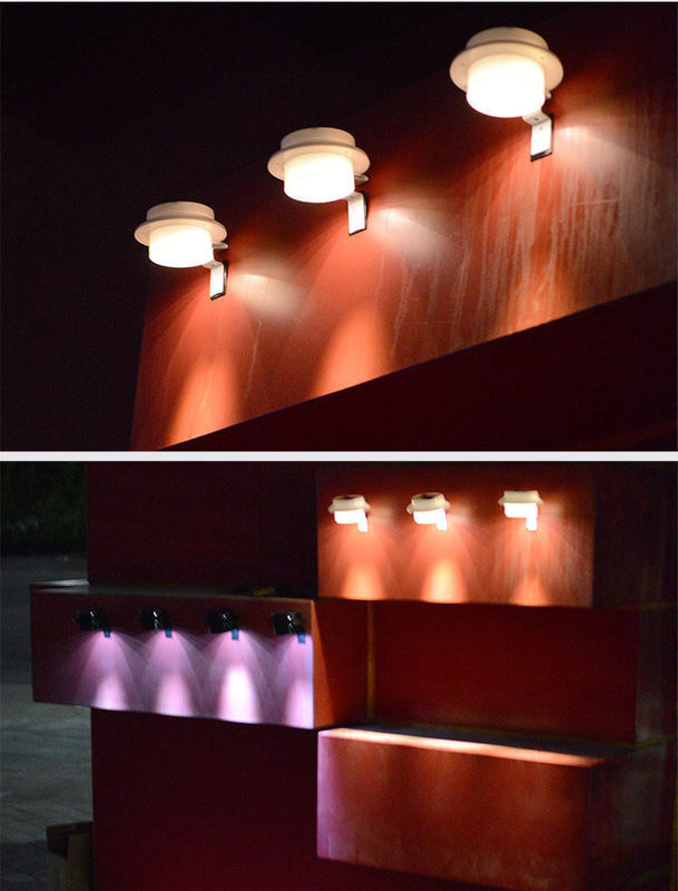 80 Ra Kleurweergave index Zonne-energievoorziening Buiten Tuinmuur Led Zonnehek Lampen