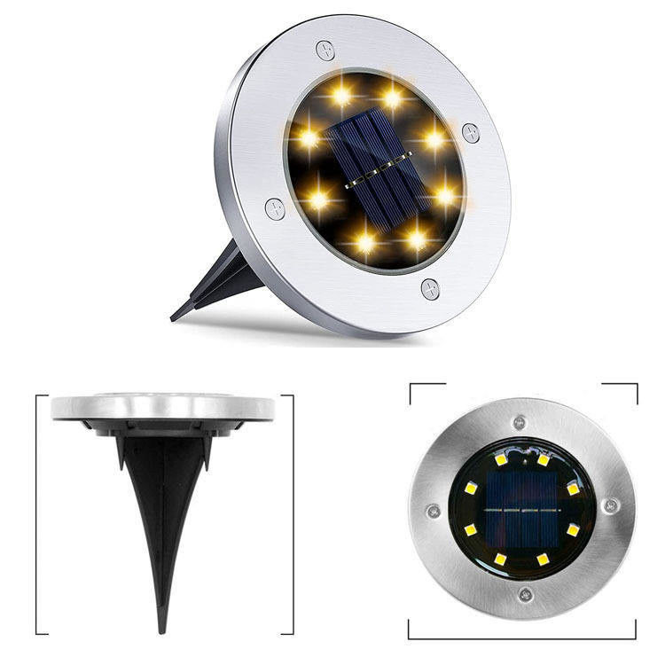 90 CRI Zonne-energievoorziening Warm verkoop Customization 8led Ip65 Waterdicht Buiten Zonnelicht Voor Tuin