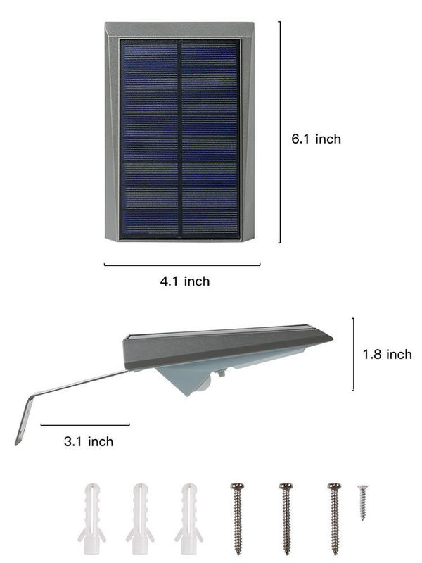 Zonne-energievoorziening High Lumen LED Modern Motion Sensor Wandlicht voor buitentuin