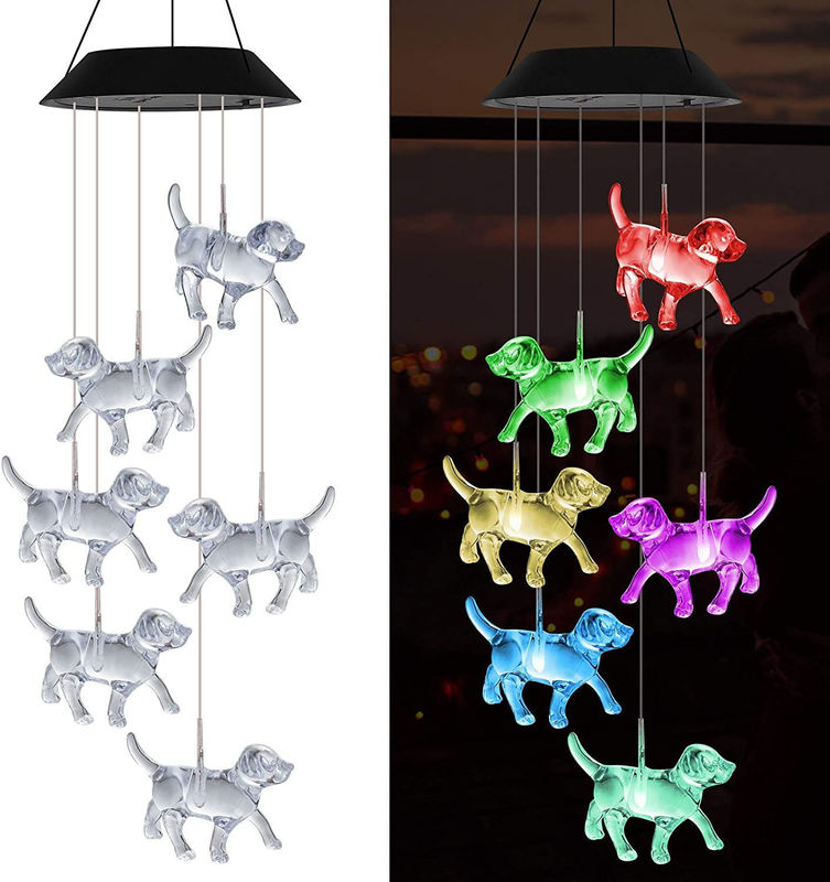Led Indoor Hummingbird Home Decor Zonnewindklokken Licht met aanpasbare opties