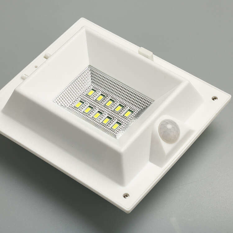 Buitenmuurgesteund zonne-tuinlamp met PIR-bewegingssensor en 300lm lichtstroom