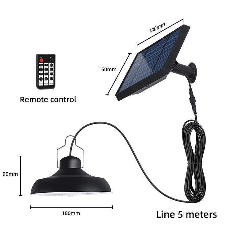 Zonne-energie waterdichte Chinese hangende led lantaarns voor camping tuin tuin draagbaar