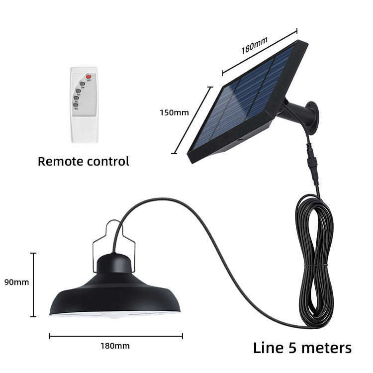 Zonne-energie waterdichte Chinese hangende led lantaarns voor camping tuin tuin draagbaar