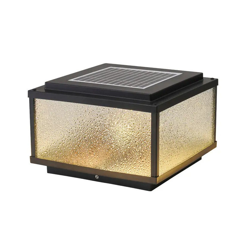 5000 werkuren Solar Outdoor Courtyard Door Post Light voor Lawn Club