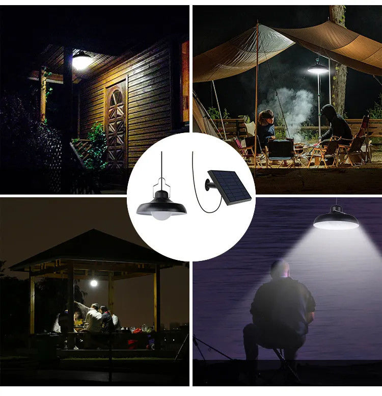 270° Straalhoek Zonne-kroonluchter Kleurtemperatuur CCT 6000K-7000K Hanglamp afstandsbediening