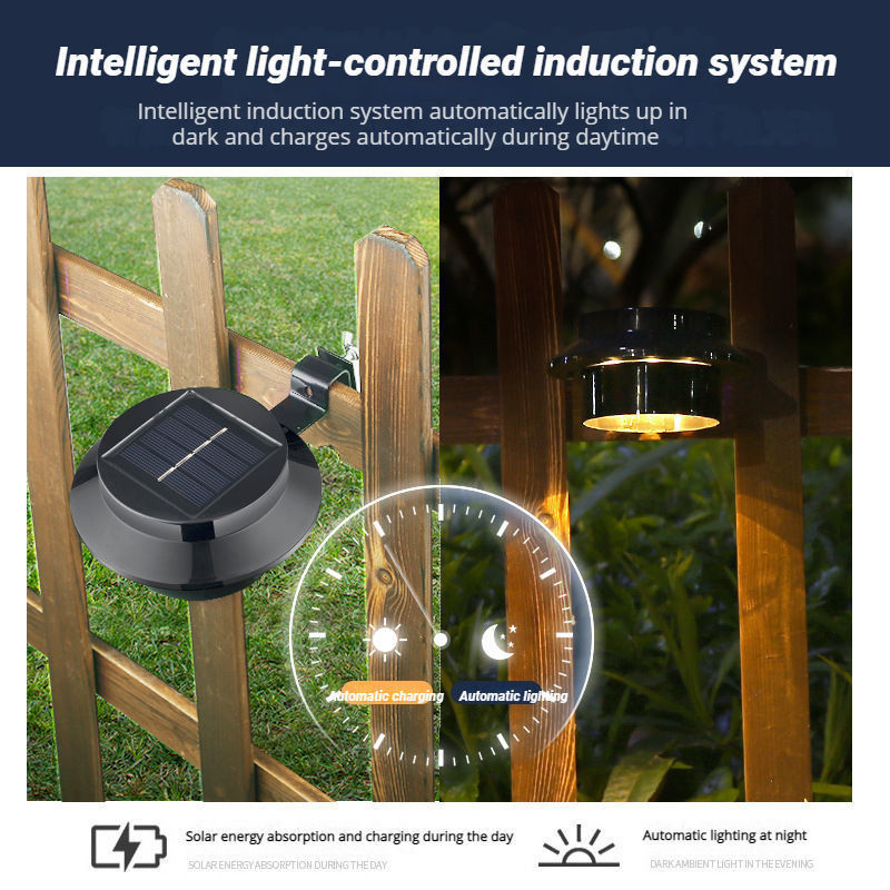1.2V Inlaatspanning Zonne-tuinlicht Buitenste vloerverlichting voor villa hek trappen