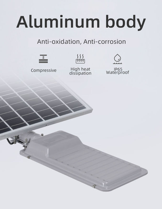 80 Ra 50w 100w 150w Geïntegreerde Buitenweglamp All In One Led Solar Street Light Waterdicht