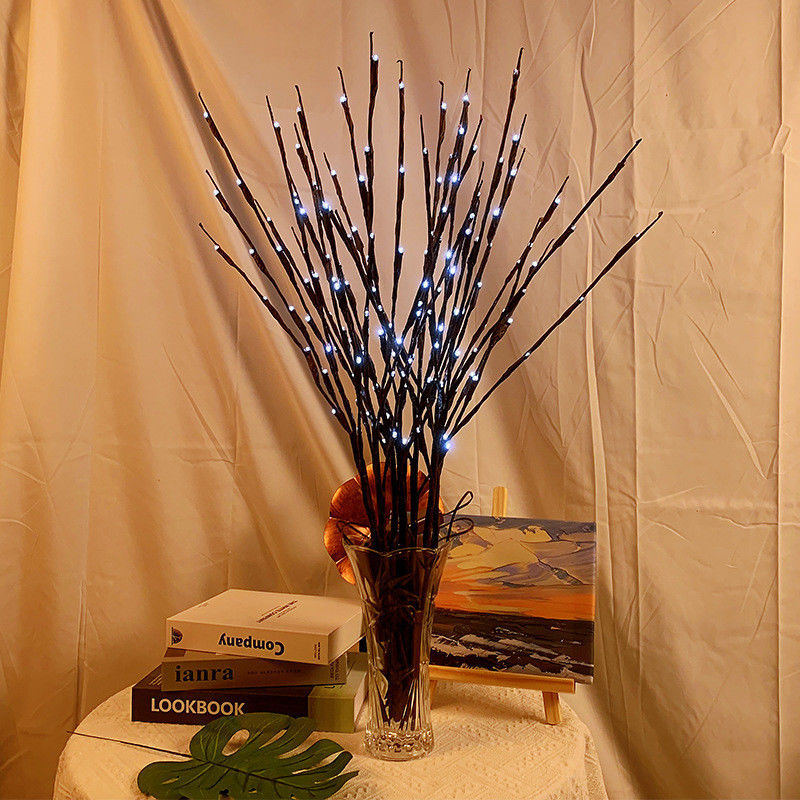 77cm mode led wilgentaklamp voor bruiloft feest feest kerstboom decoratie