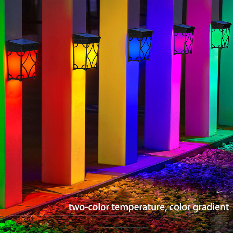 Solar Garden Outdoor Luxury Powerful Mounting Decor Zaan Muur Landschap Huis Lamp Lights voor Hotel