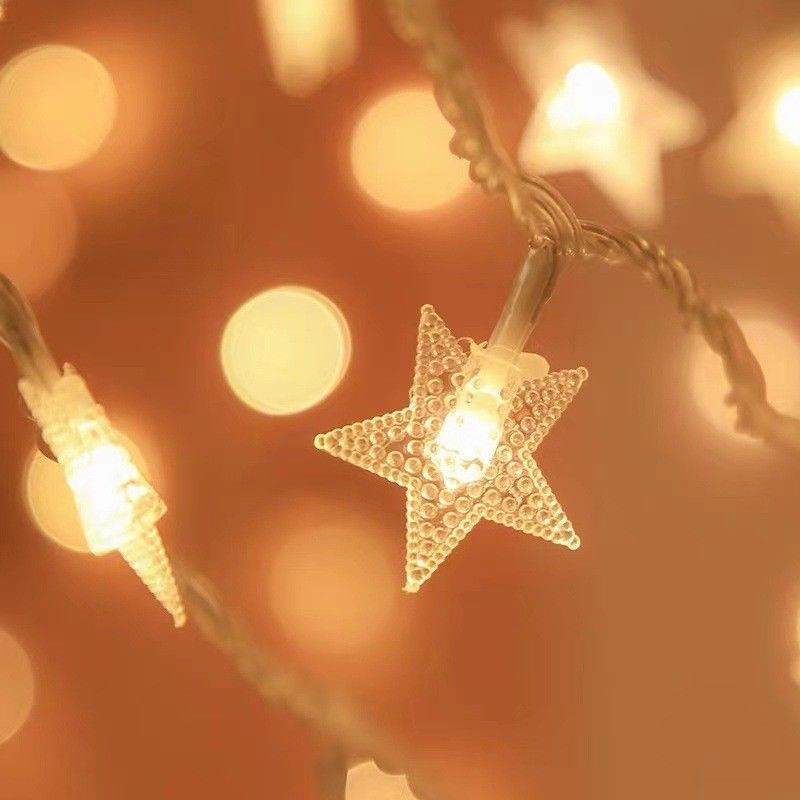Kerstversieringen 1kg Batterij aangedreven Sterrenlicht Strijn Feelichten voor feestdagen