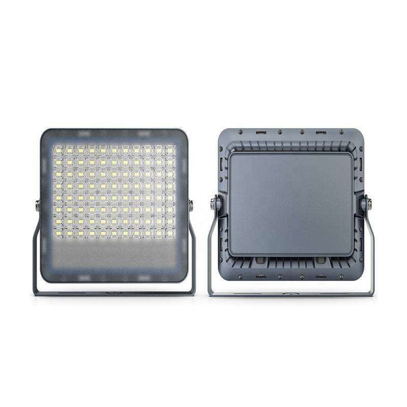 Aluminium lichaam Zonne-Led Flood Light Voor Park Met 80 Ra En 5000-6000K Kleurtemperatuur