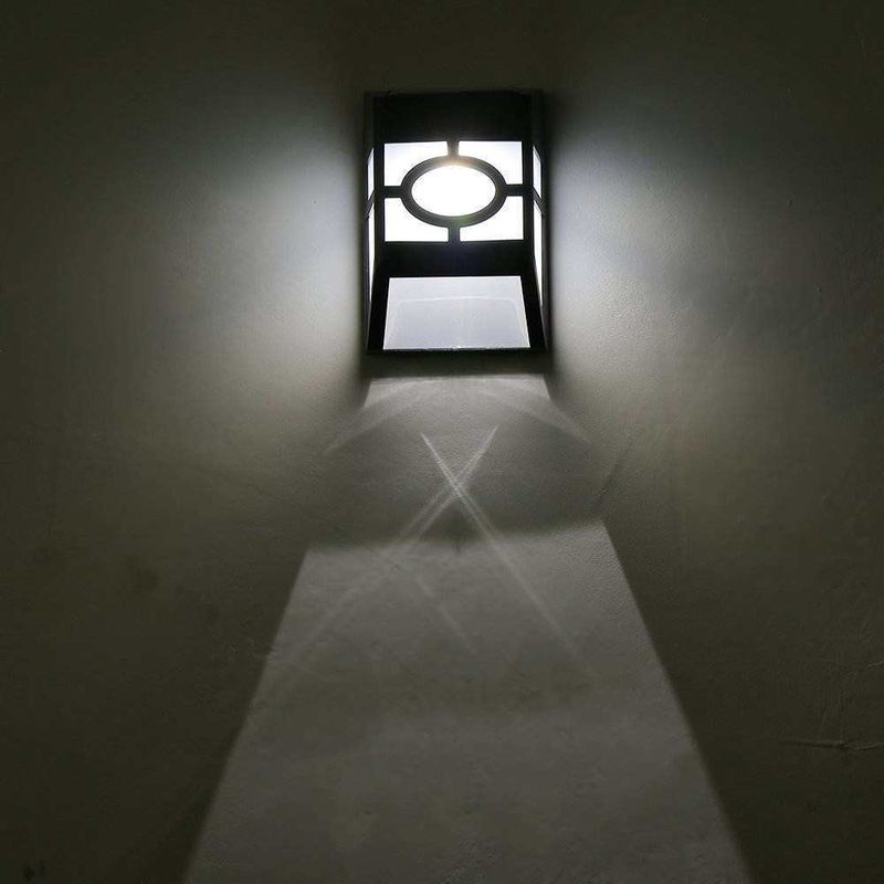 Lamp Lichtefficiëntie lm/w 90 Buiten draadloos zonnelicht voor muur veranda tuin hek pad