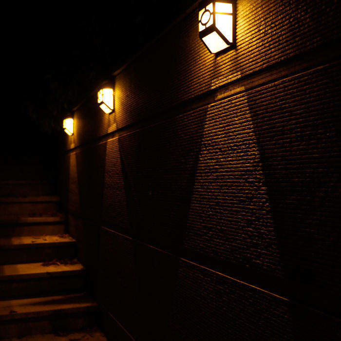 Lamp Lichtefficiëntie lm/w 90 Buiten draadloos zonnelicht voor muur veranda tuin hek pad