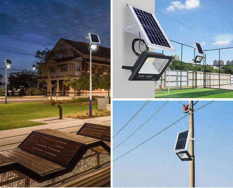 Aluminium zonne-LED straatlamp voor industriële waterdichte buitenzonne-overstromingslicht