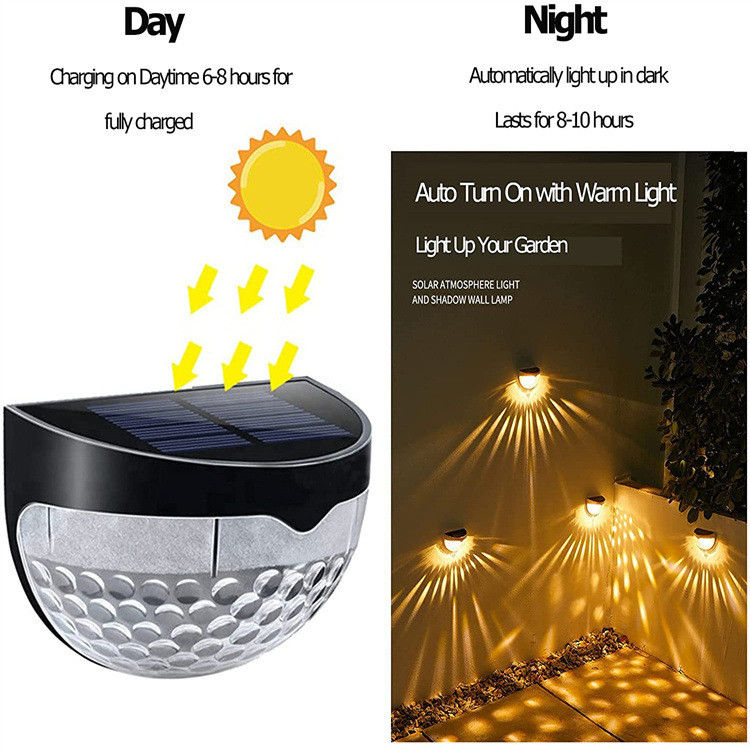 Lichte kleuren opties Stap lichten voor dek hek tuin patio muur zwembad trap bal