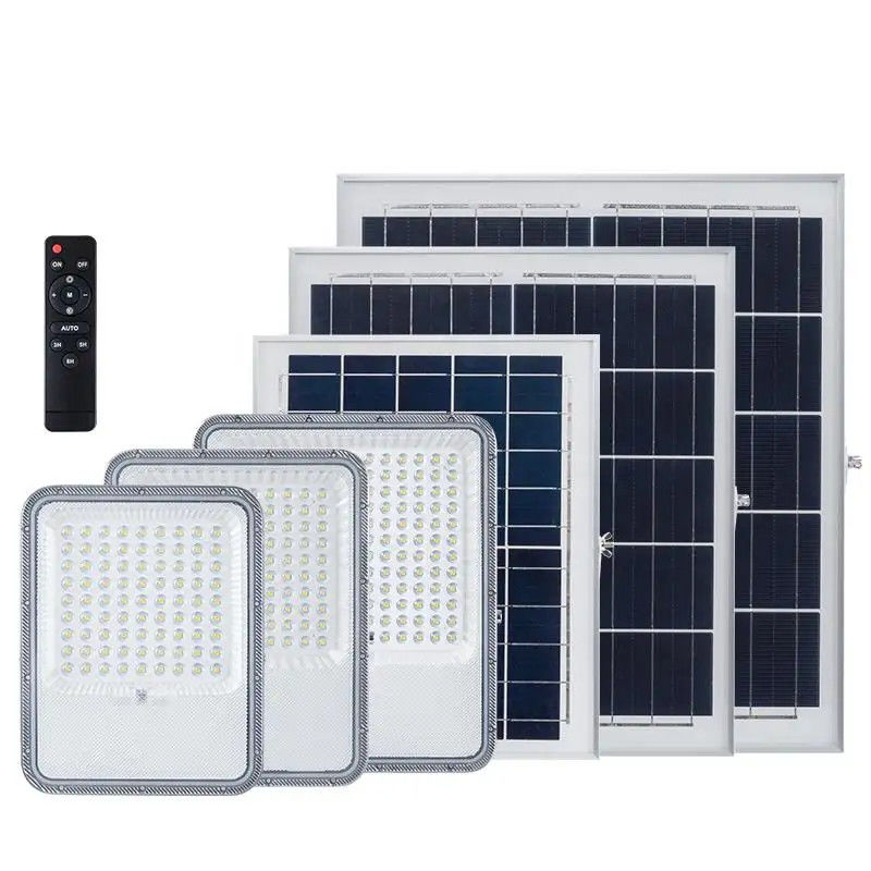 100w 200w 300w Led Solar Street Light Flood Lamp voor stabiele en consistente verlichting