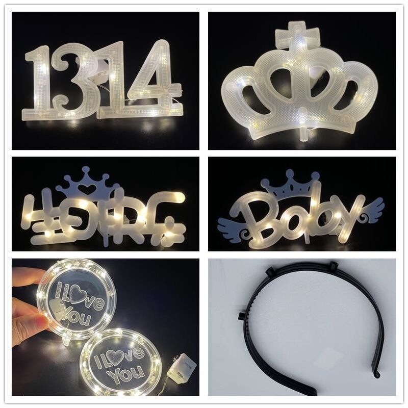 8 modus LED cake licht voor vakantie verjaardag bruiloft en kerst flash aangepaste kleur