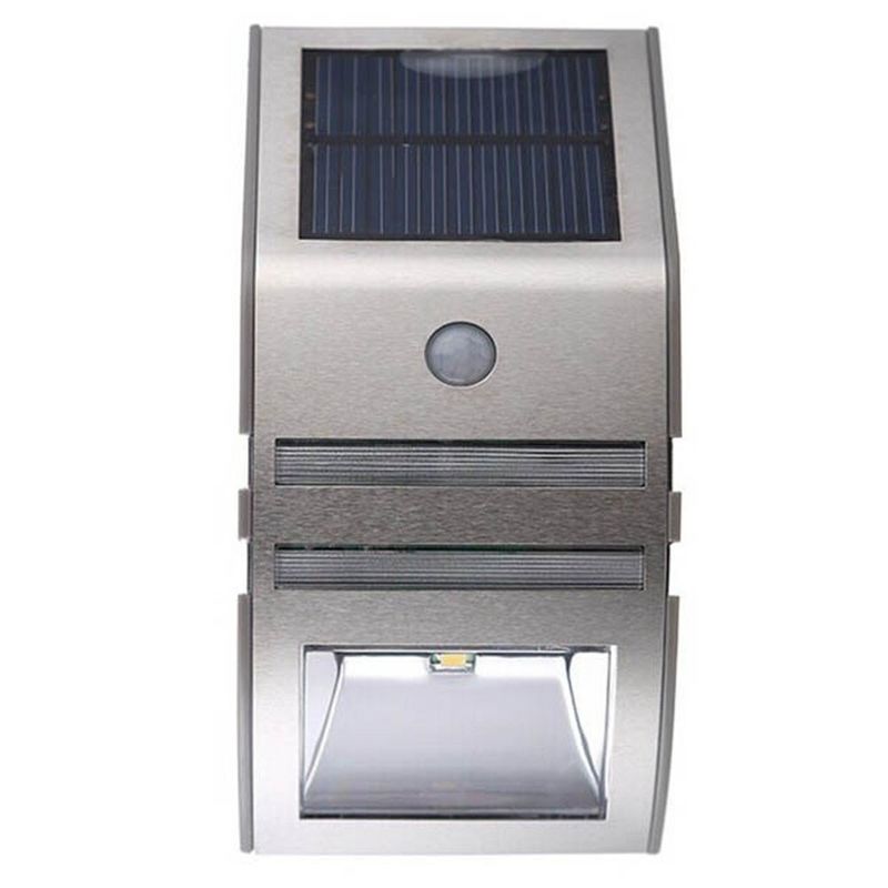 Buitengewone zonnewandlamp met waterdicht roestvrij staalmateriaal en slimme sensor