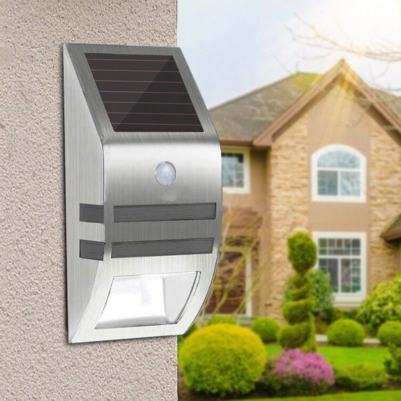 Buitengewone zonnewandlamp met waterdicht roestvrij staalmateriaal en slimme sensor
