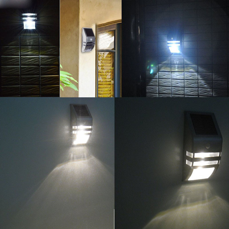 Buitengewone zonnewandlamp met waterdicht roestvrij staalmateriaal en slimme sensor