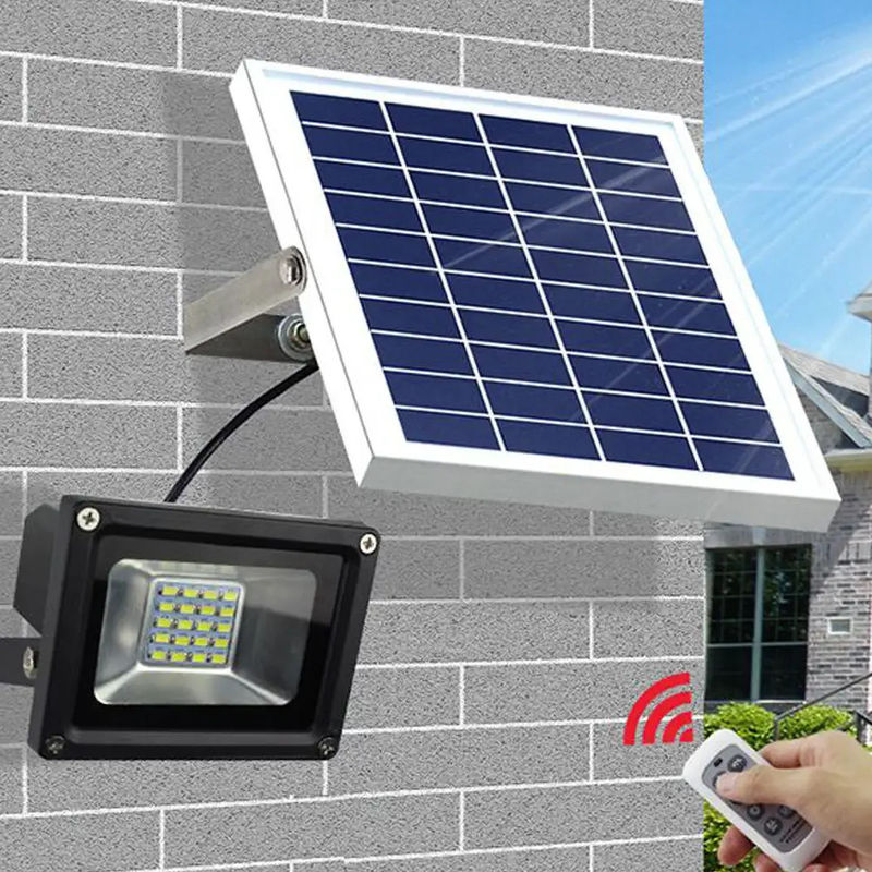 Solar Flood Light met dimming en automatische nachtwerkstand
