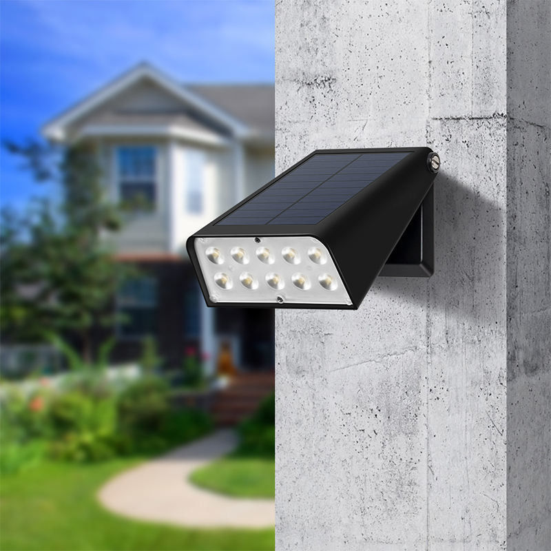 Super helder Zonnewand Tuin Lampen Voor Yard Garage Waterdicht Buiten Beveiliging