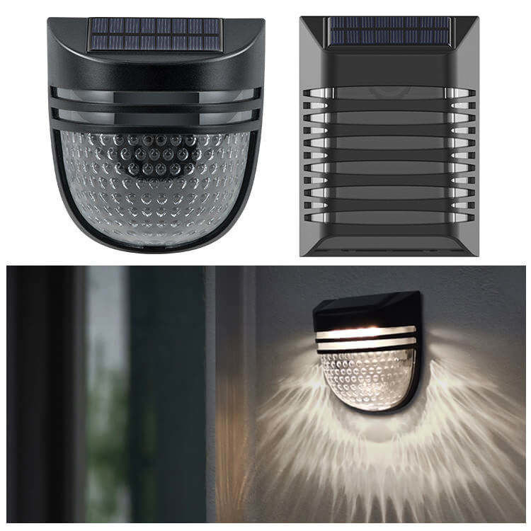 120° Straalhoek ABS Nieuwste Duurzame Waterdichte Buiten Led Stap Trap Dek Tuin Muur Zonne hek Post Lichten