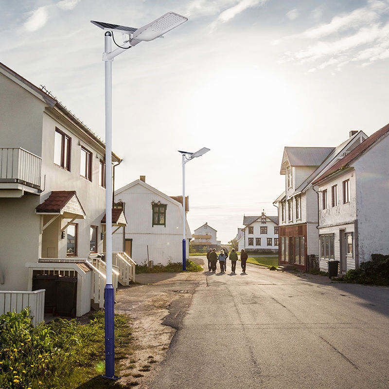 120° Straalhoek Commercieel Buiten Solar Street Light System 10w 20w 30w 40w 50w 100w