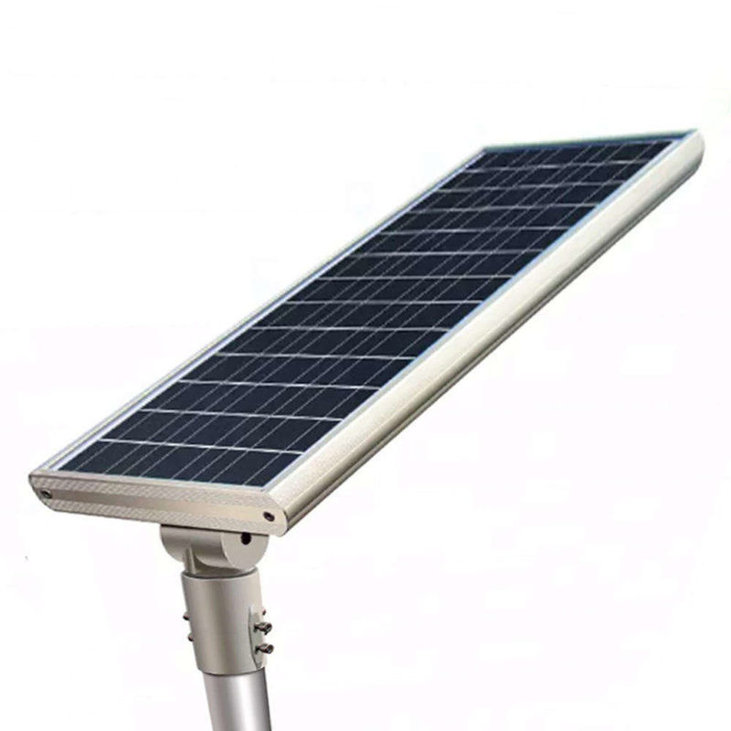 Buitenverlichting 100w zonnestraatlantaarns met 80 kleurweergaveindex en 120° straalhoek