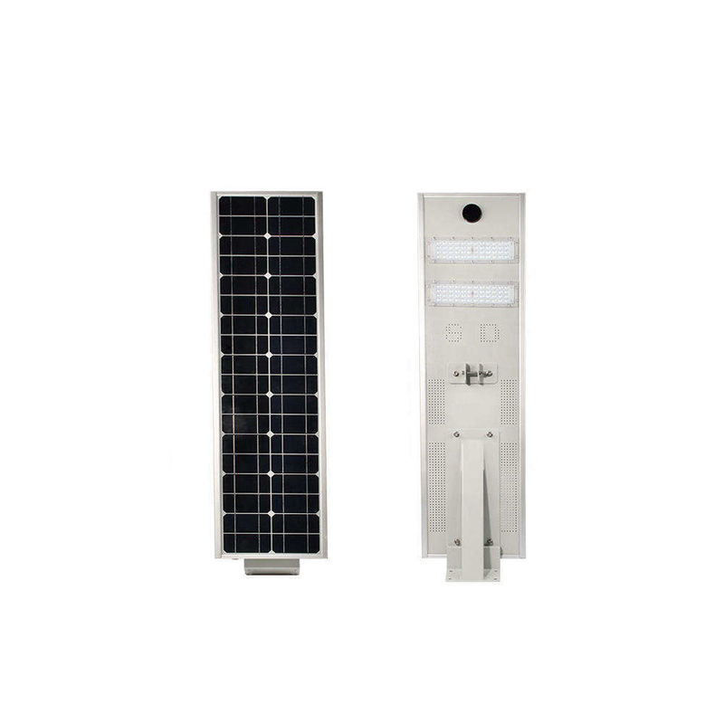 Buitenverlichting 100w zonnestraatlantaarns met 80 kleurweergaveindex en 120° straalhoek