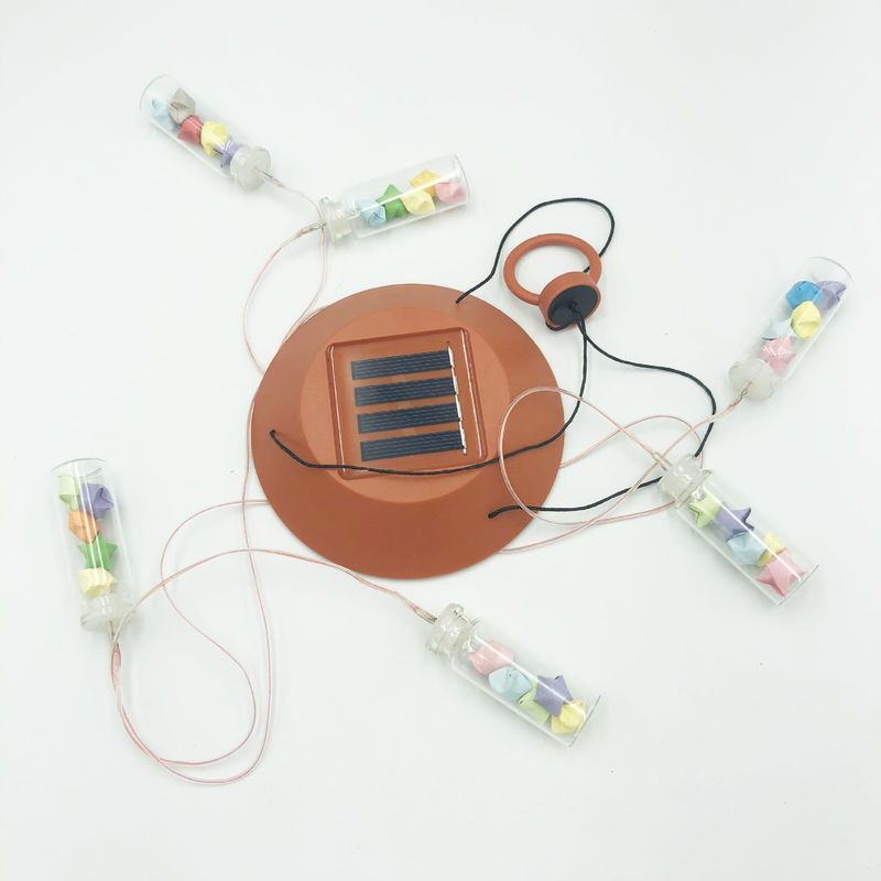 Multi-kleurige Smart LED zonnewindlamp voor buitentuinverlichting 50000 uur