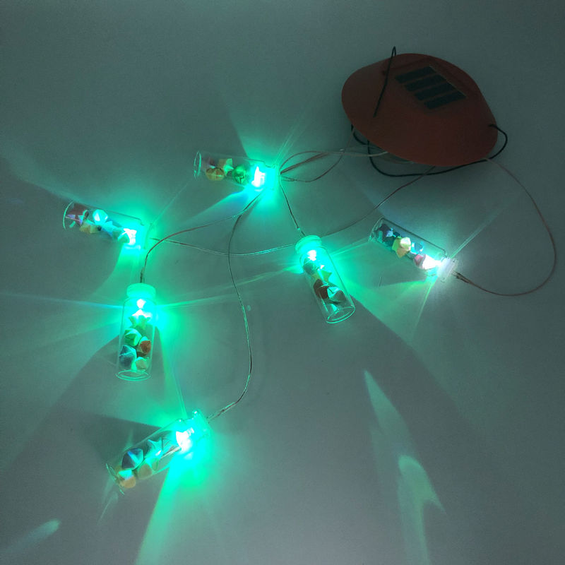 Multi-kleurige Smart LED zonnewindlamp voor buitentuinverlichting 50000 uur