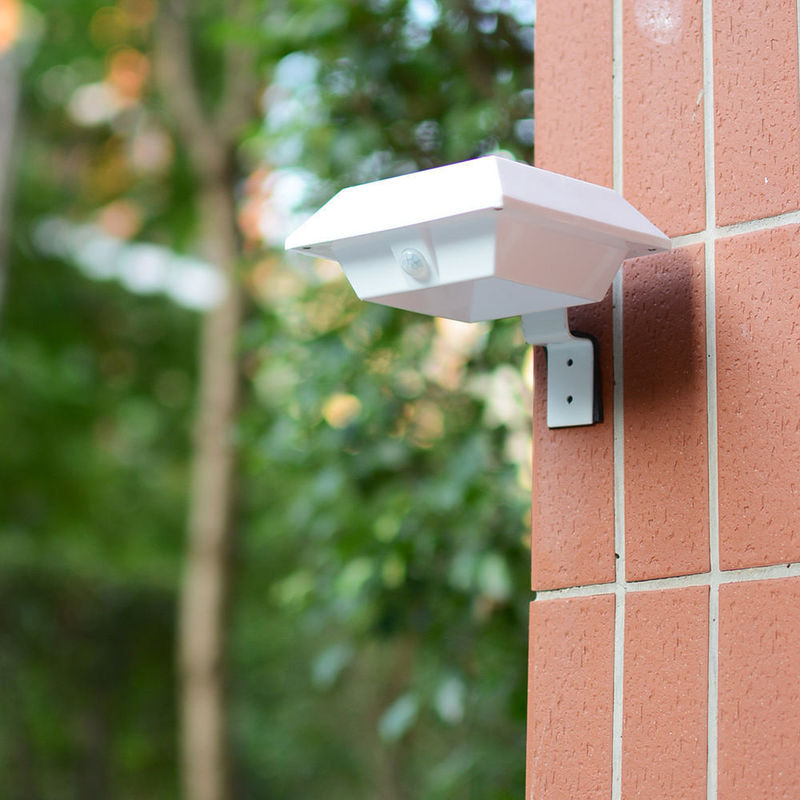 Aanpassing 4 LED buitenmuur zonne-licht voor thuis tuin 50000 uur Werktijd