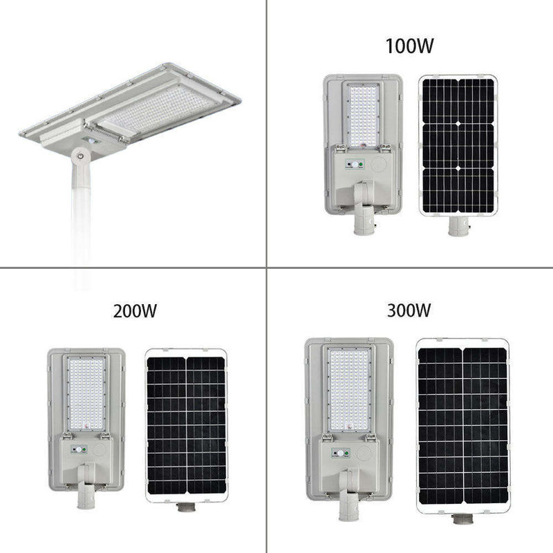 Buiten waterdicht zonnelicht 100W 200W 300W geïntegreerd All In One Led Street Light