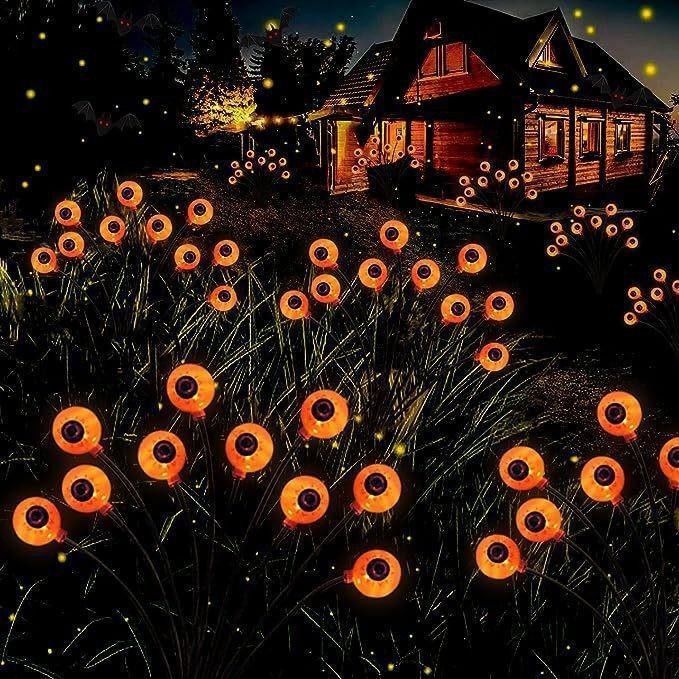 Outdoor Garden Glow LED Solar Eyeball Light voor Halloween Kerst Decoratieve String