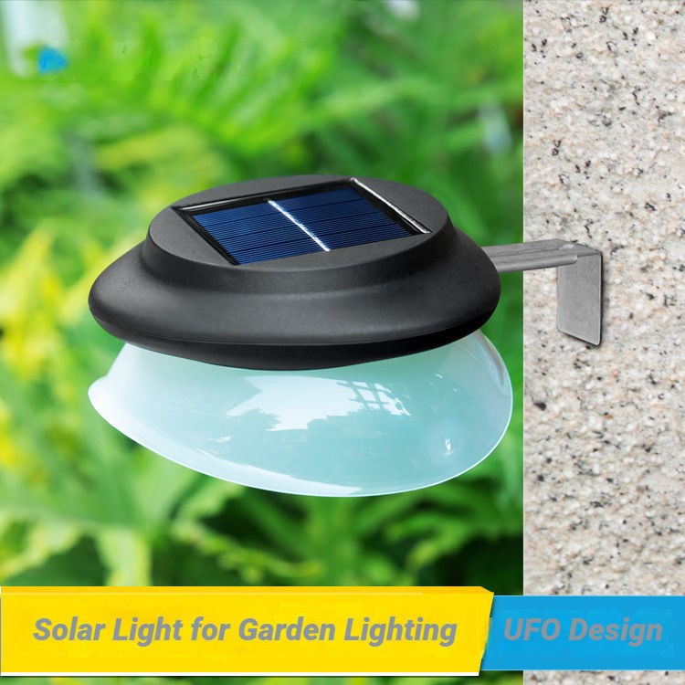 Waterdicht LED zonne-energie heklamp 100lm/w ABS PC tuin licht voor patio achtertuin