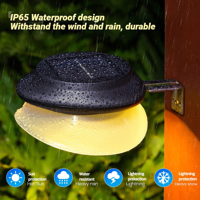 Waterdicht LED zonne-energie heklamp 100lm/w ABS PC tuin licht voor patio achtertuin